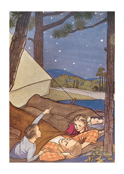 Camping With Dad - Father's Day Greeting Card