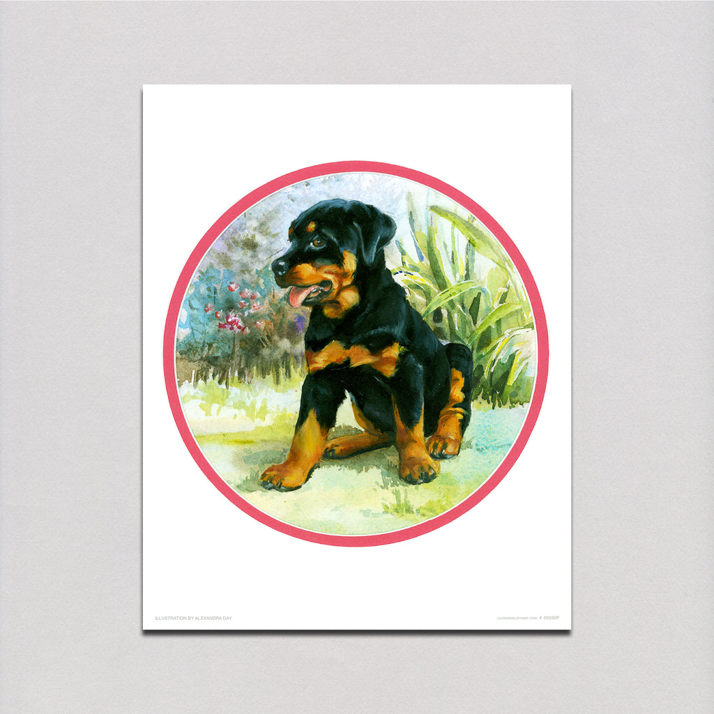 Puppy Carl - Good Dog, Carl Art Print