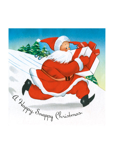 A Snappy Santa - Christmas Greeting Card