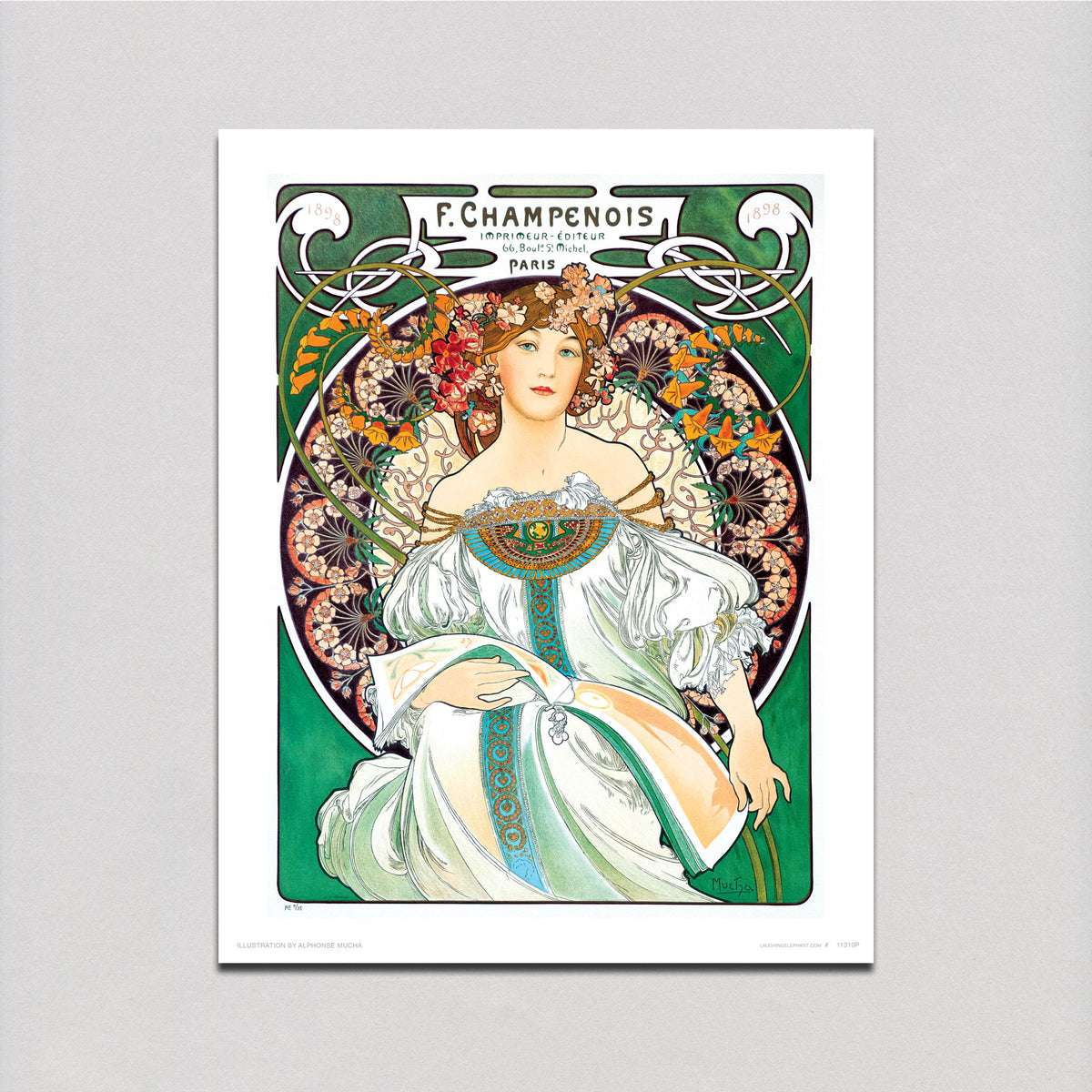 Rêverie - Alphonse Mucha Art Print – Laughing Elephant