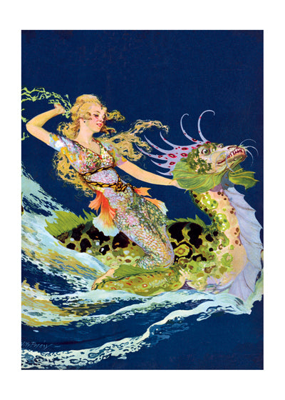 Mermaid and Sea Dragon - Mermaids Greeting Card