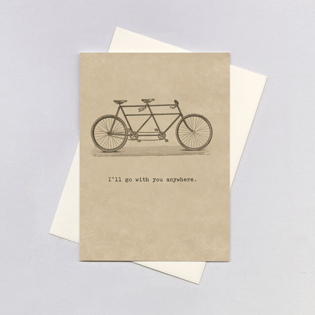 Bicycle Built for Two - Romance Greeting Card