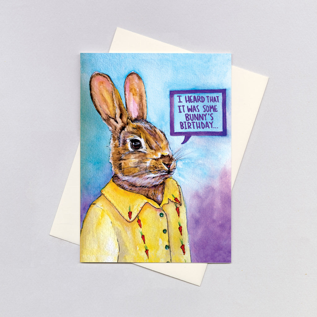 Some Bunny's Birthday - Birthday Greeting Card