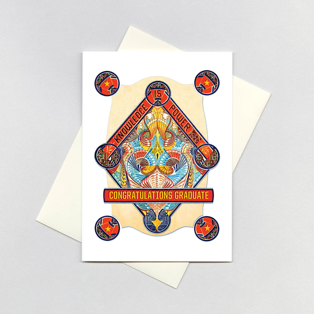 Knowledge is Power - Graduation Greeting Card