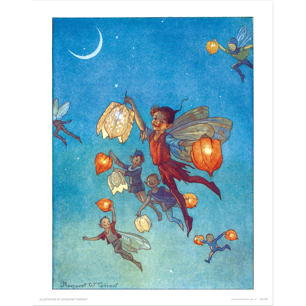 Fairy Lanterns - Fairies Art Print