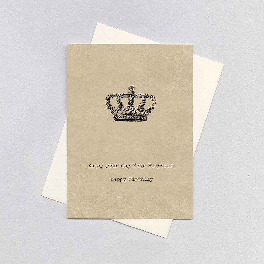 Birthday Crown - Birthday Greeting Card