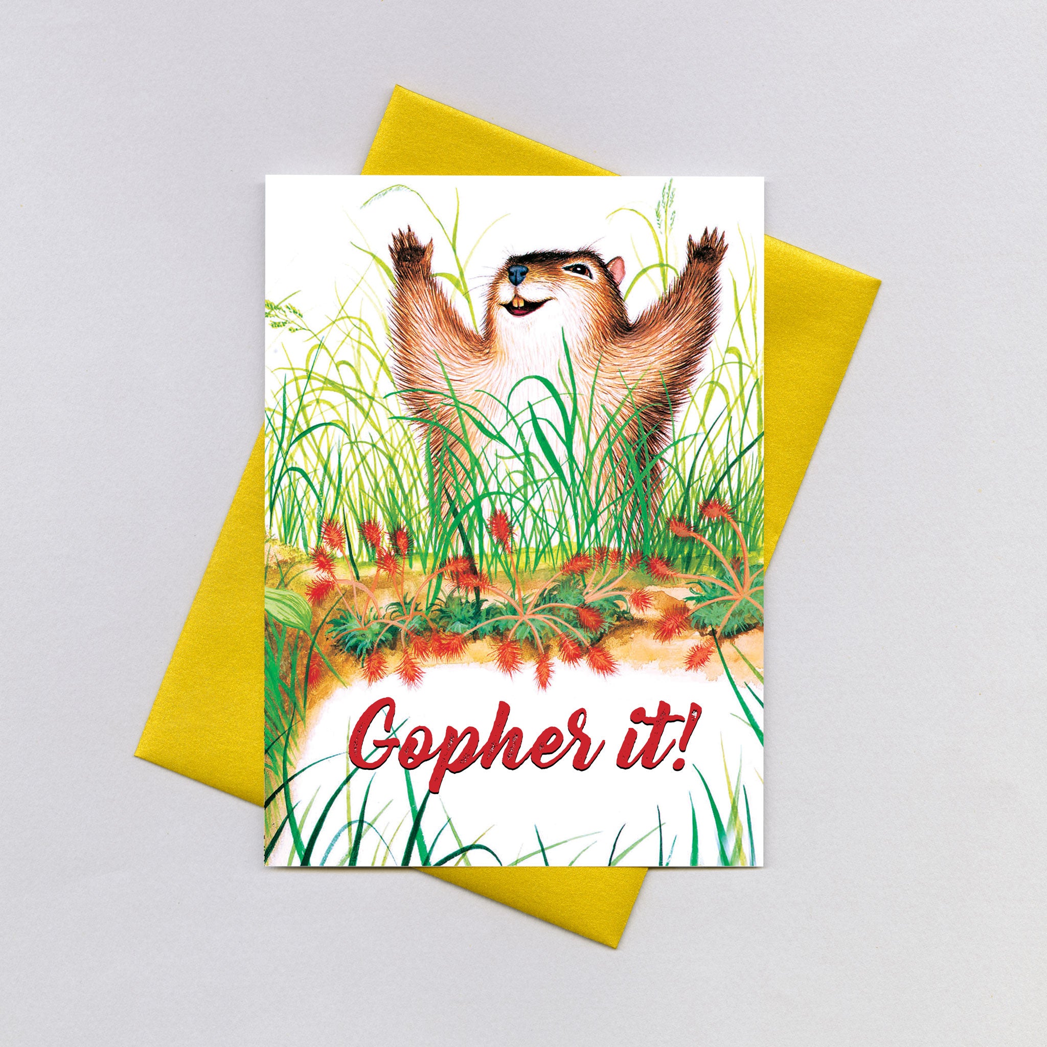Happy Gopher - Birthday Greeting Card – Laughing Elephant