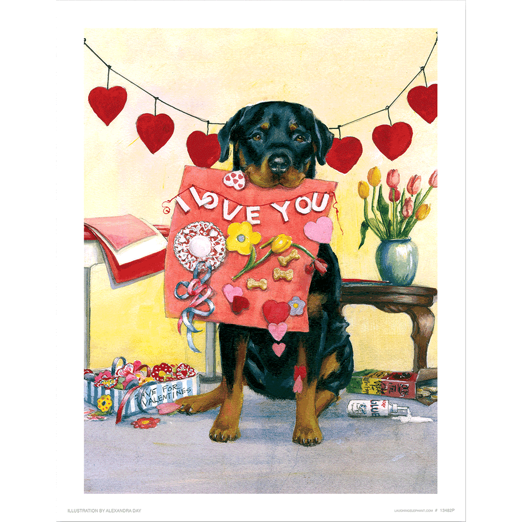 Good Dog, Carl's Valentine - Good Dog, Carl Art Print