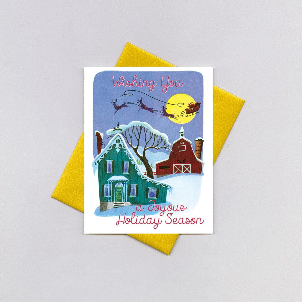Night Flight - Christmas Greeting Card