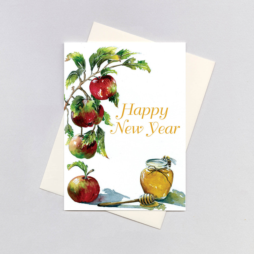 Apples & Honey - Jewish Greeting Card