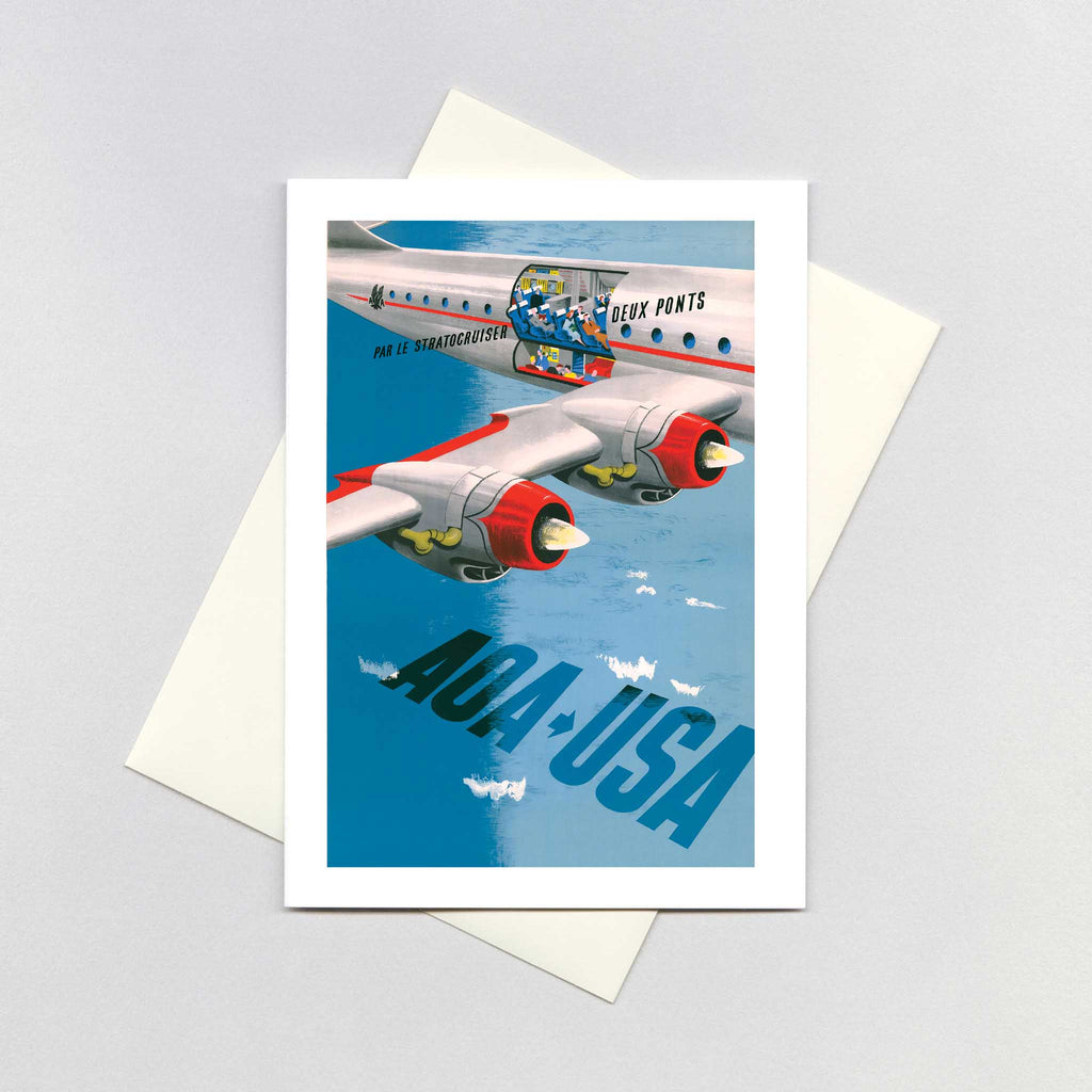 American Stratocruiser - Airplanes Greeting Card