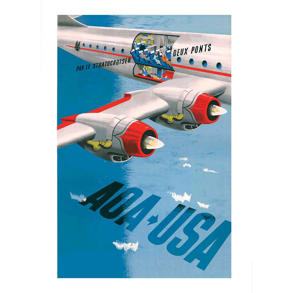 American Stratocruiser - Airplanes Greeting Card