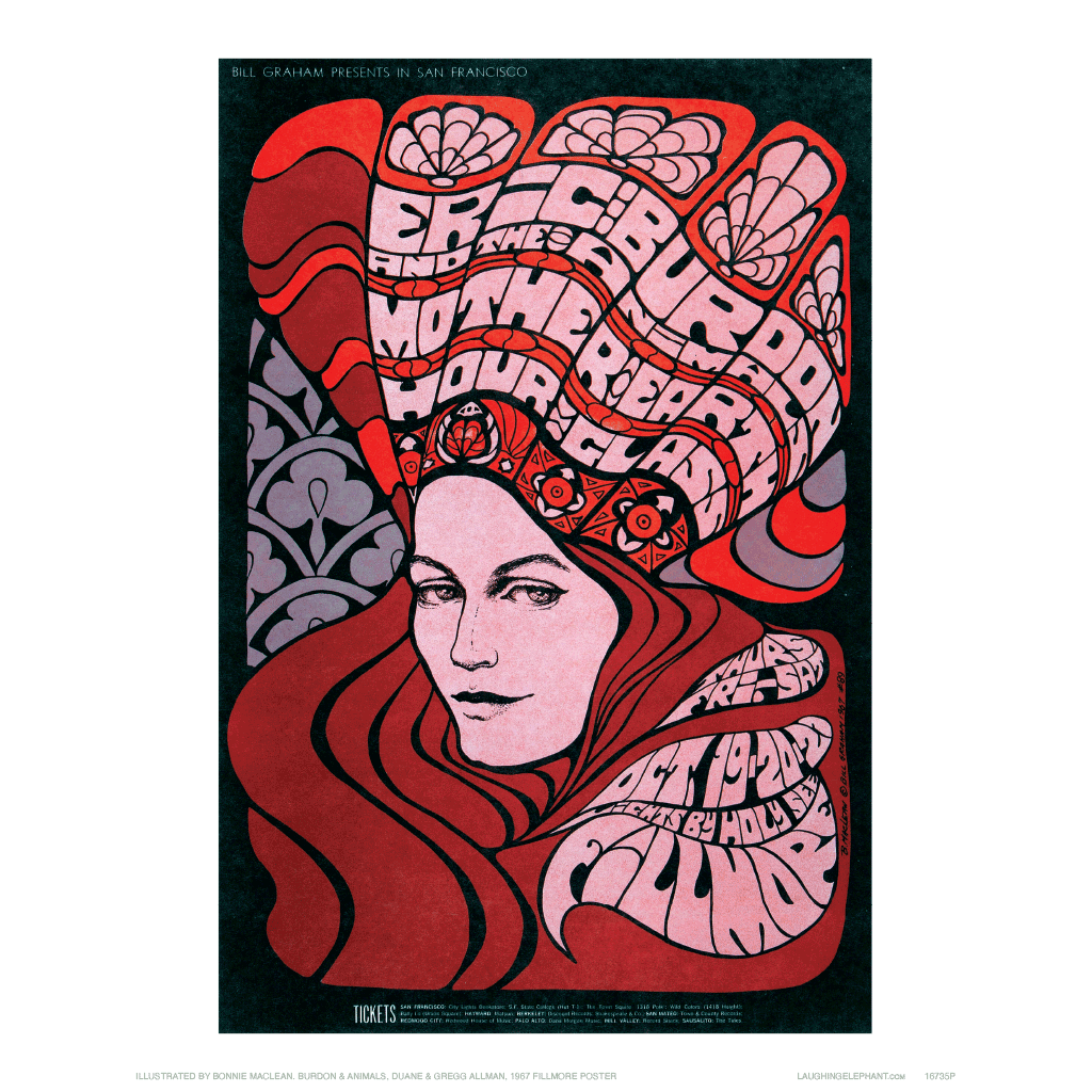 Fillmore Queen - Psychedelic Posters Art Print – Laughing Elephant Fillmore Queen - Psychedelic Posters Art Print – Laughing Elephant