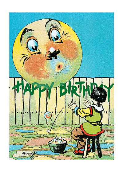 Moon Birthday - Birthday Greeting Card