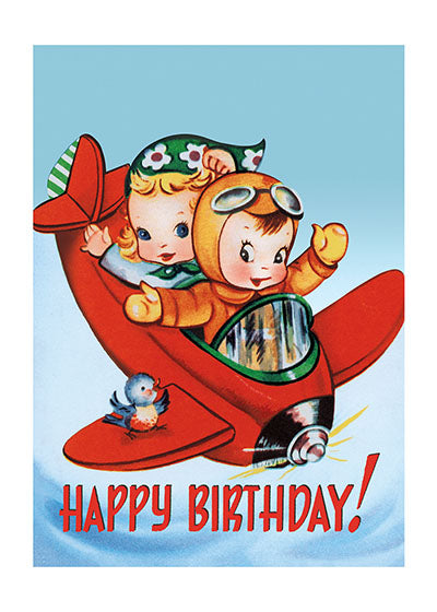 Littlest Pilots - Birthday Greeting Card