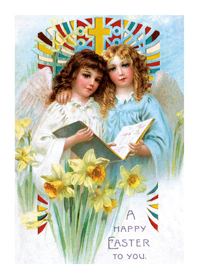 Choir Singers Easter - Easter Greeting Card