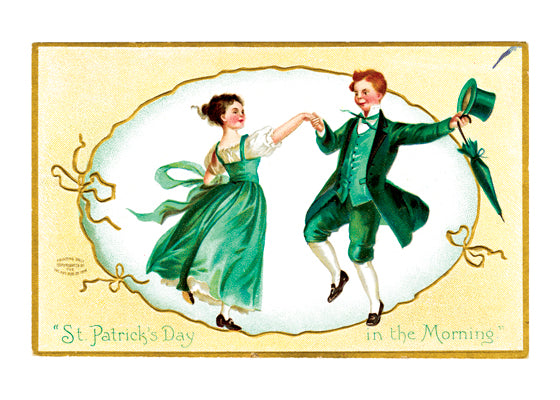 An Irish Jig - St. Patrick's Day Greeting Card