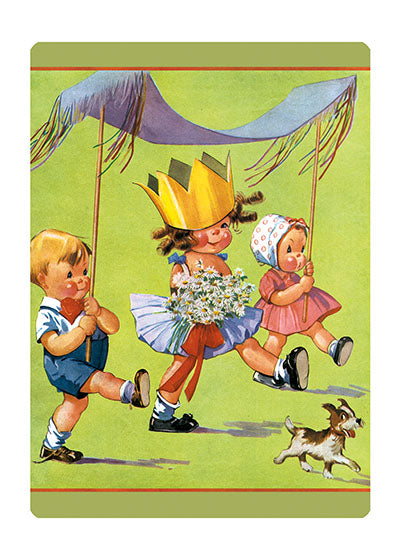 Girl With Crown - Birthday Greeting Card