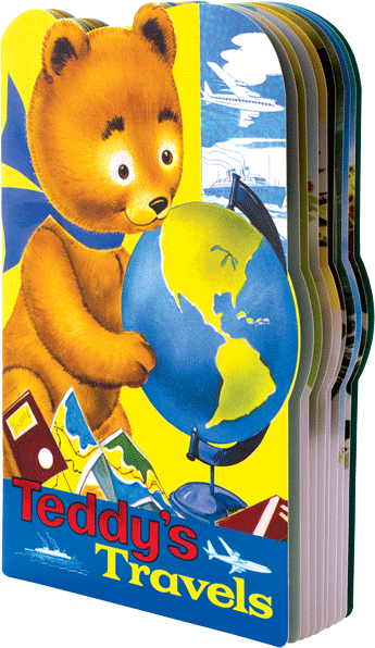 Teddy's Travels - Children's Shape Book