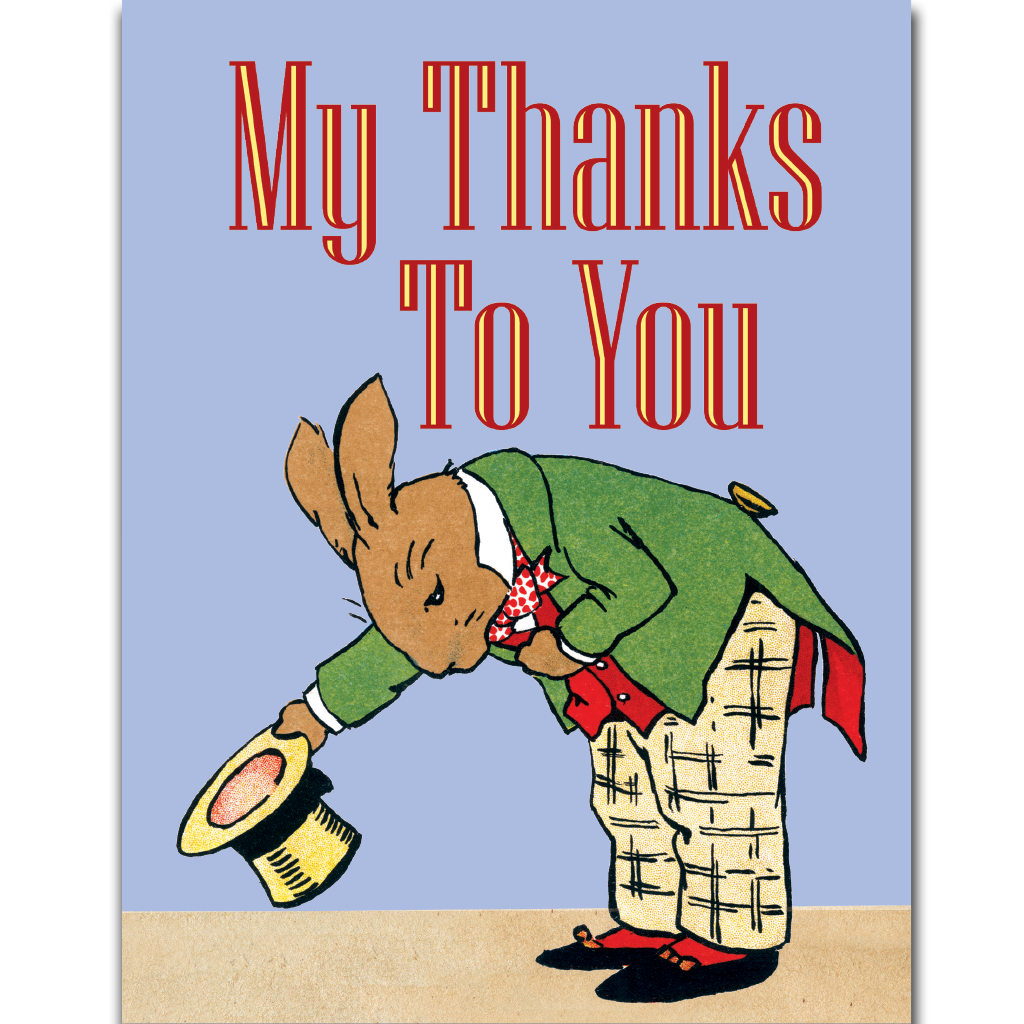 Bowing Bunny - Boxed Thank You Greeting Cards