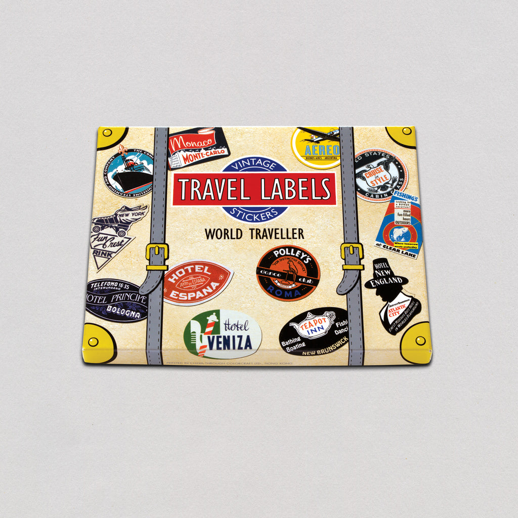 World Traveller - Travel Label Sticker Box