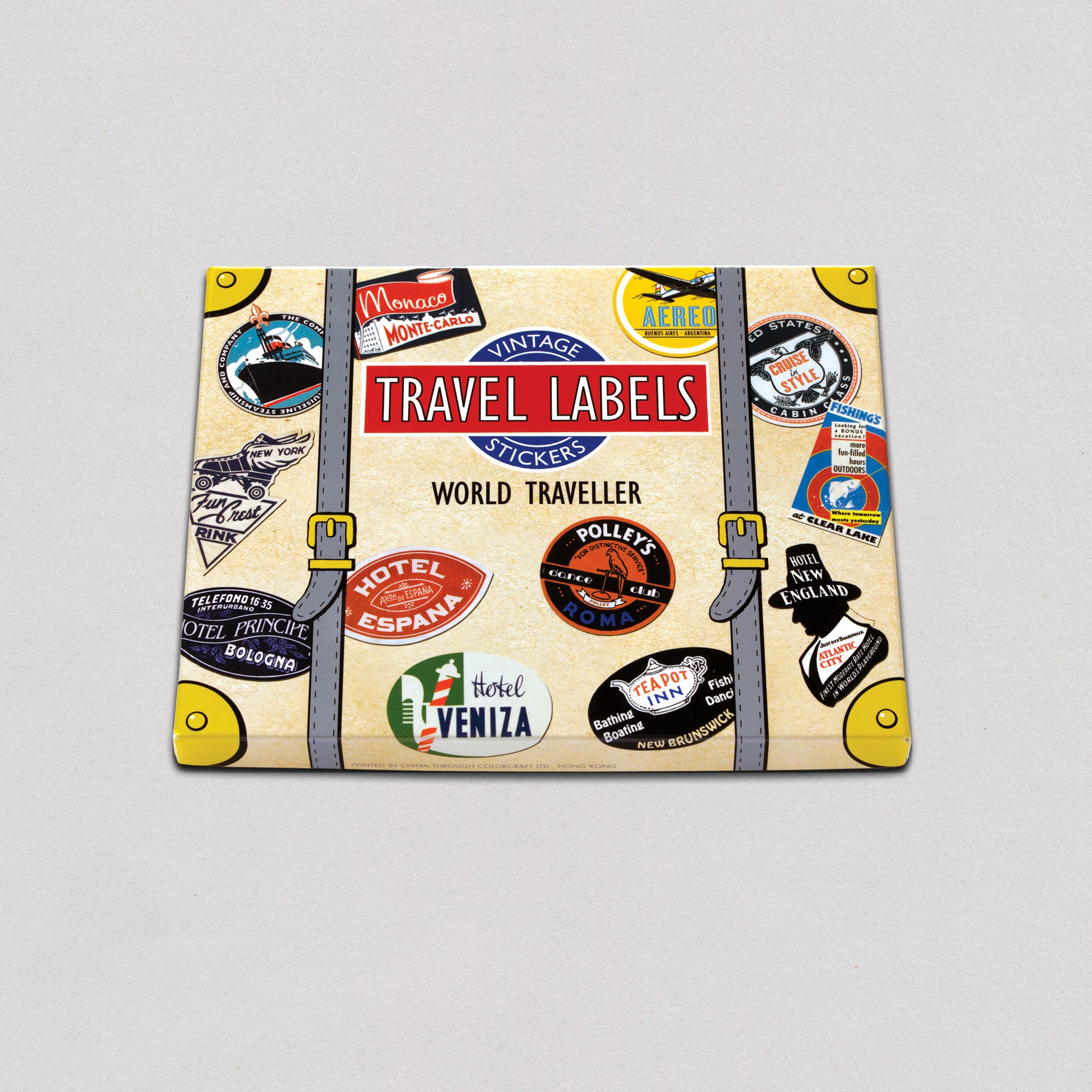 World Traveller - Travel Label Sticker Box – Laughing Elephant
