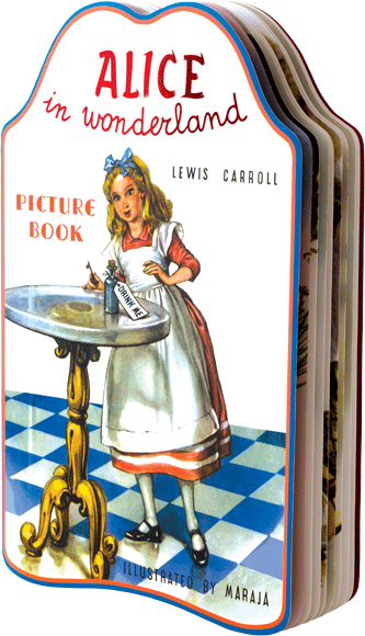 Alice In Wonderland - Children's Shape Book