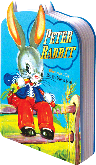 Peter Rabbit - Children's Shape Book – Laughing Elephant Peter Rabbit - Children's Shape Book – Laughing Elephant
