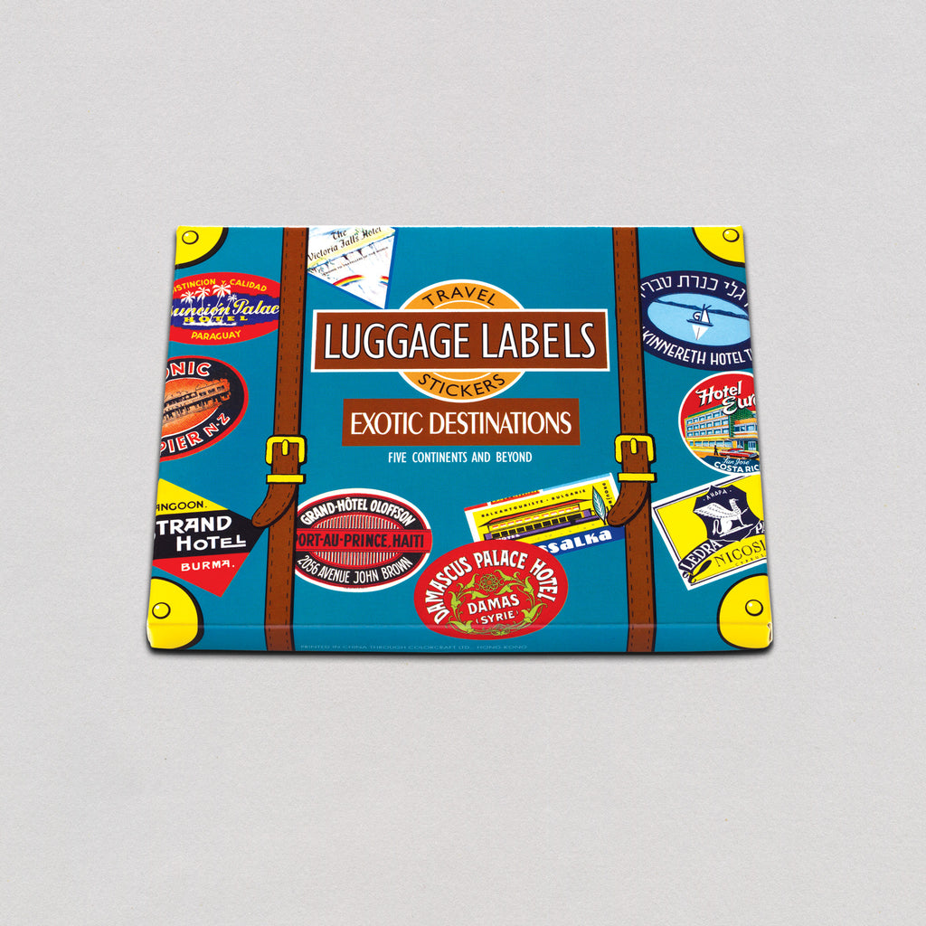 Wings of the World - Travel Label Sticker Box – Laughing Elephant