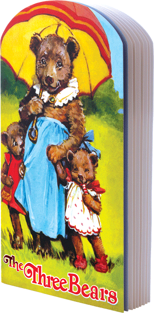 The Three Bears - Children's Shape Book
