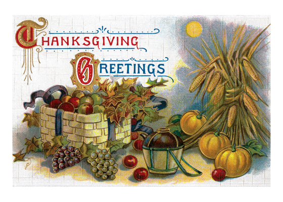 Thanksgiving Abundance - Thanksgiving Greeting Card