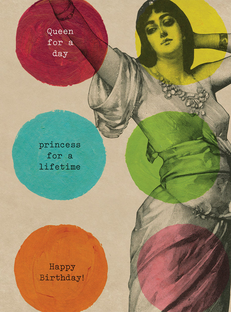 Queenly Goddess - Birthday Greeting Card