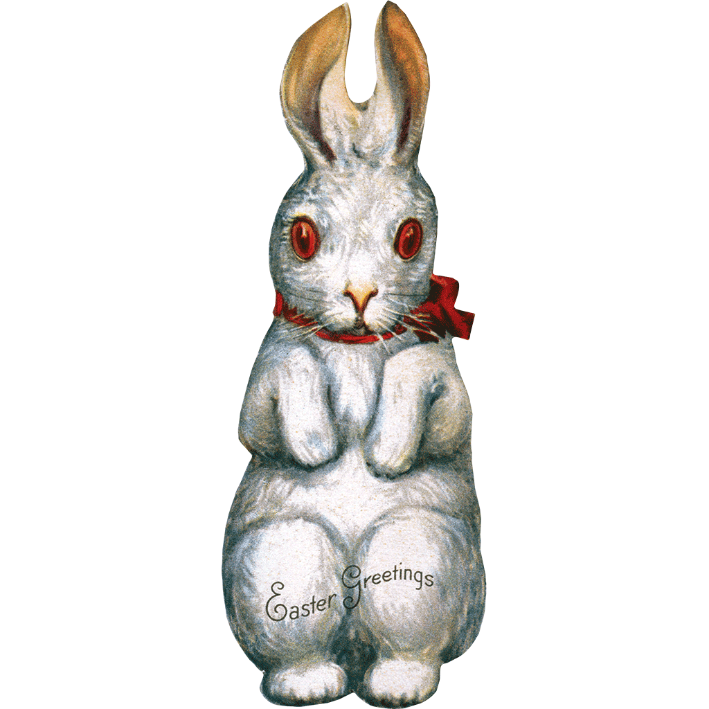 Easter Rabbit - Holiday Sticker Box