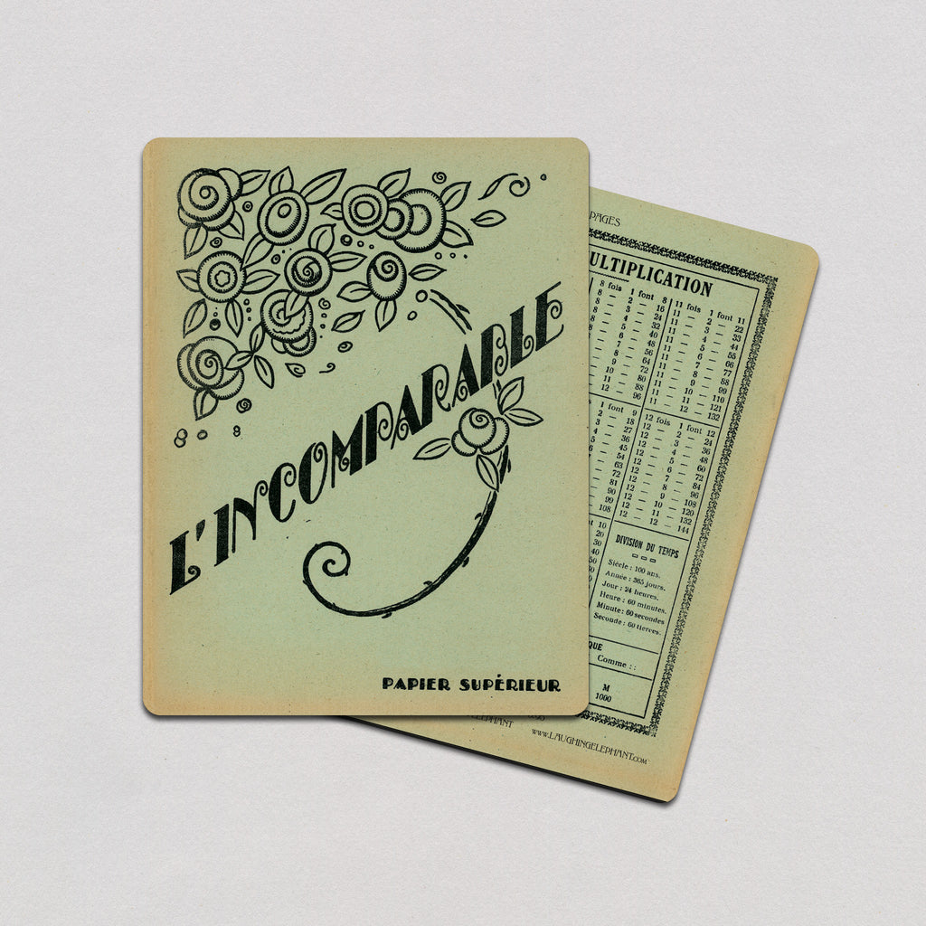 Incomparable - French Notebook