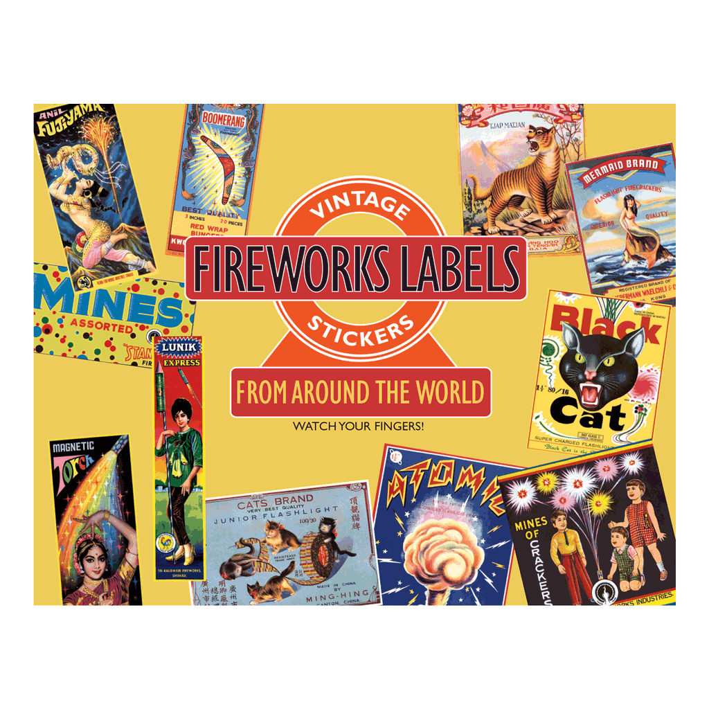 Fireworks Labels - Everyday Sticker Box – Laughing Elephant