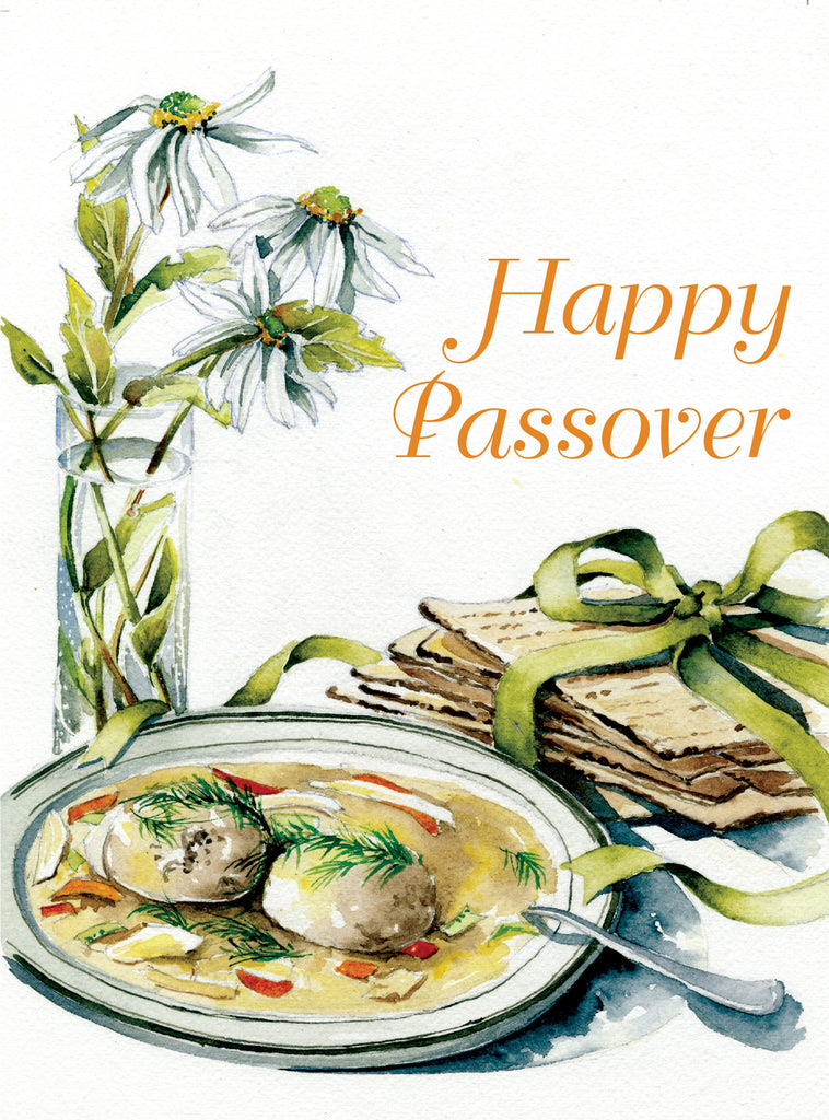 Matzoh Ball Soup - Jewish Greeting Card