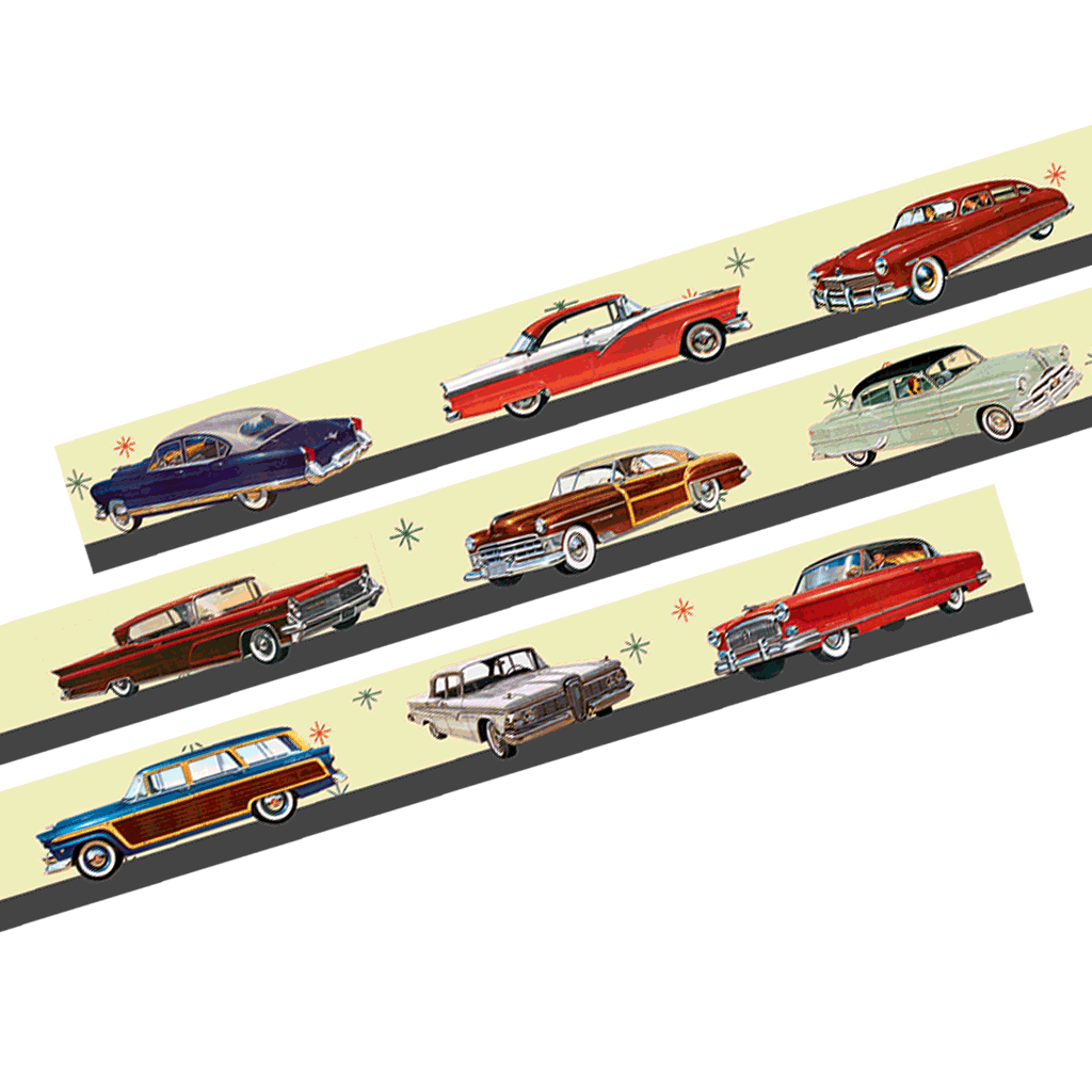 1950s Cars - Decorative Tape