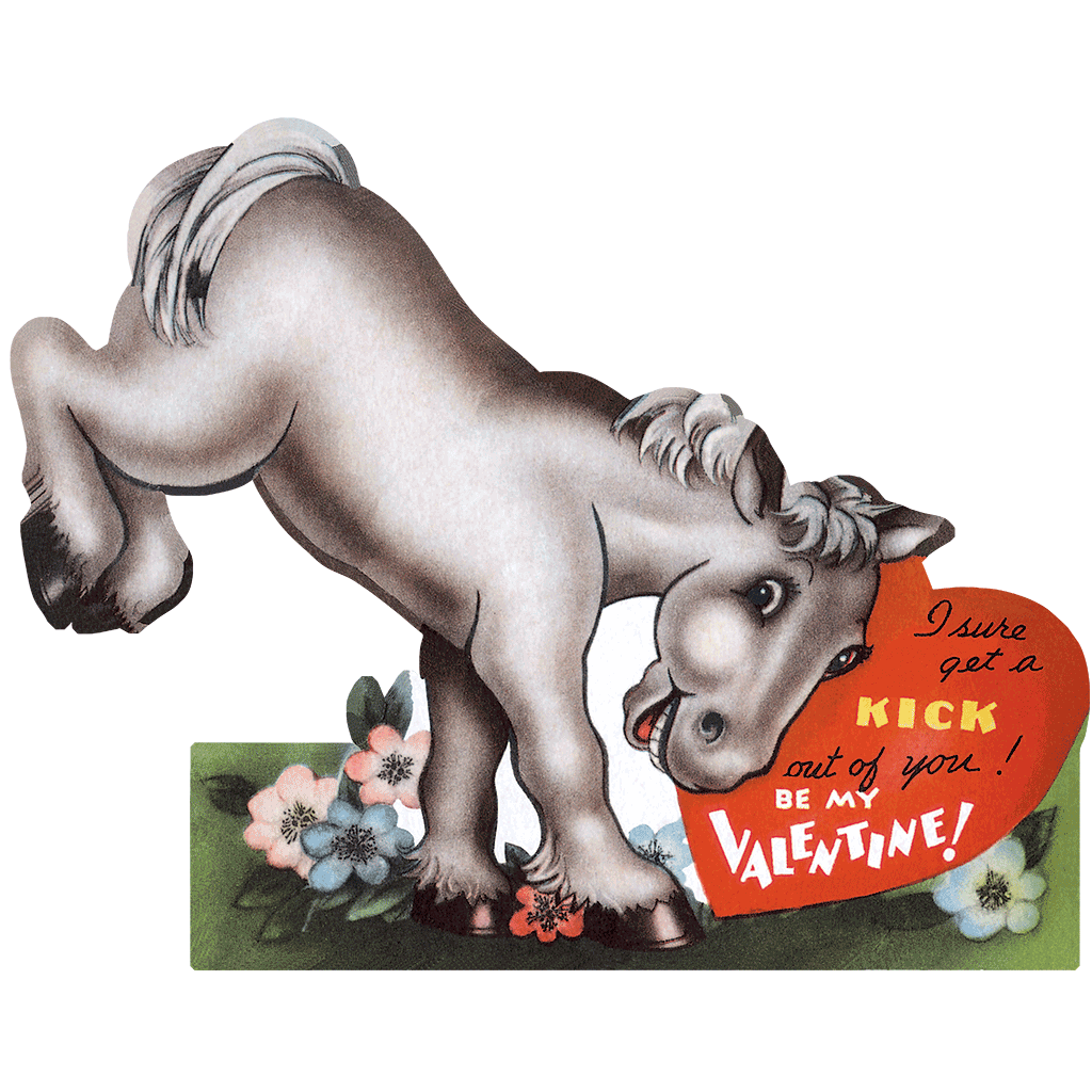 Fireworks Gallery  LAUGHING ELEPHANT 15 Vintage Valentines: Funny
