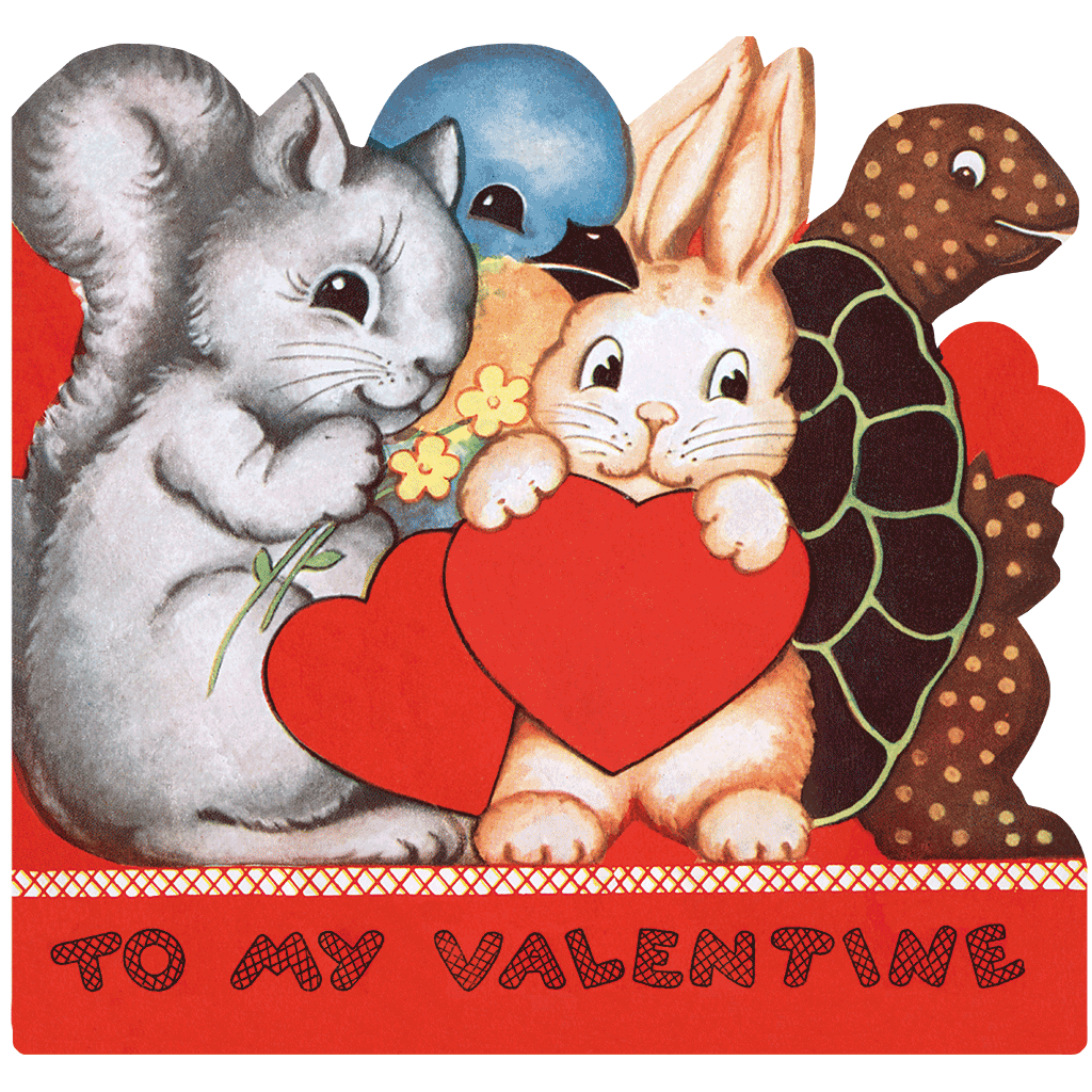 4 Vintage Die Cut Puppy Dog Valentine Cards - Ruby Lane