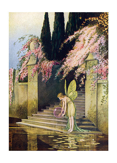 Fairy With Crystal Orb - Fairies Greeting Card