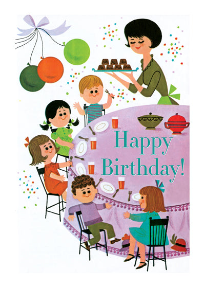 Birthday Party Fun - Birthday Greeting Card