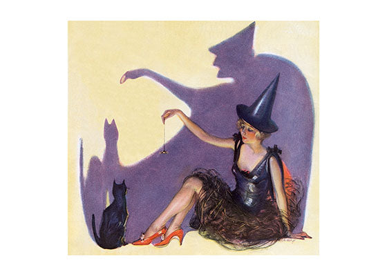 Halloween Pretty Witch - Halloween Greeting Card