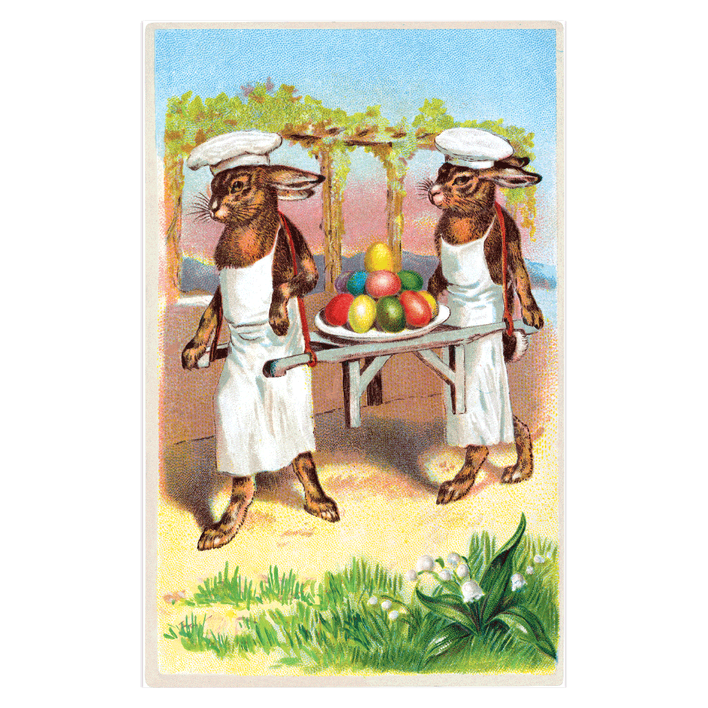 Joyful Easter Postcard Box - 36 Unique Vintage Postcards