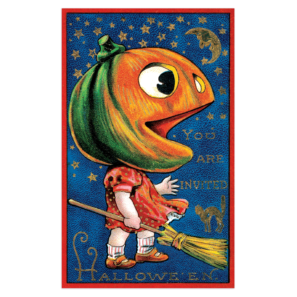 Halloween Postcard Box - 36 Unique Vintage Postcards – Laughing